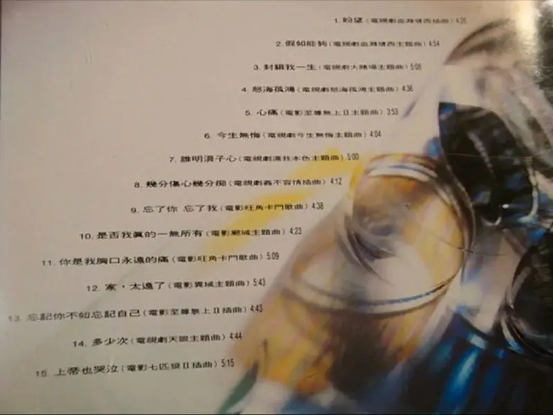 王杰-1992年专辑-影视金曲