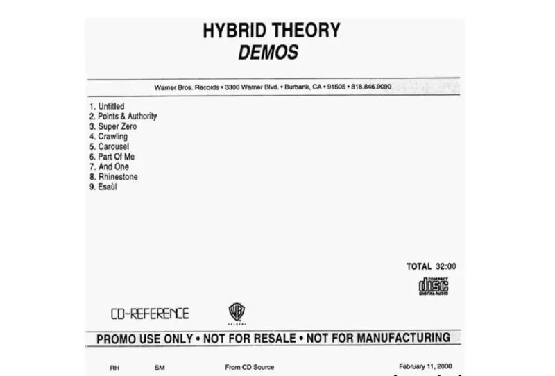林肯公园-2000Album-Demos